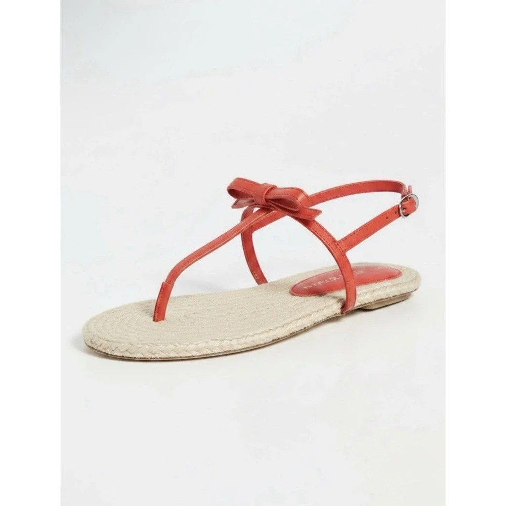 Stuart Weitzman Felicity Slingback Espadrille Sandal Sz 8 Resortwear Chic $295